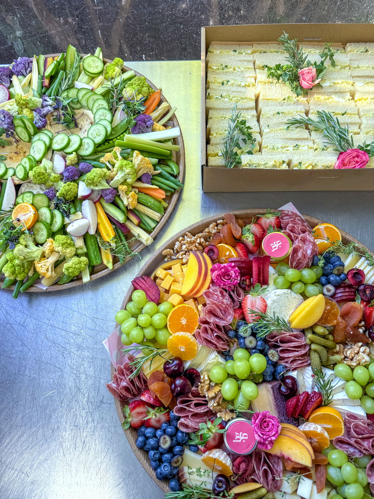 Fresh ingredients for sharing