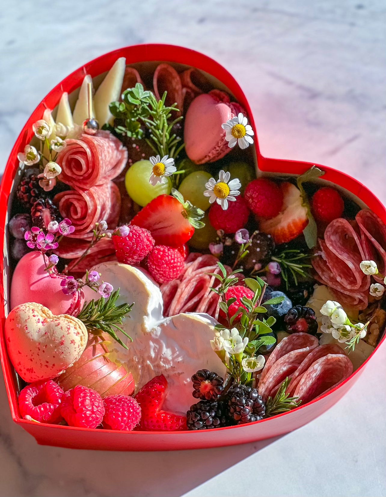 Heart Charcuterie Box