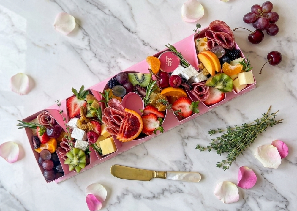 Grazing table for a birthday celebration