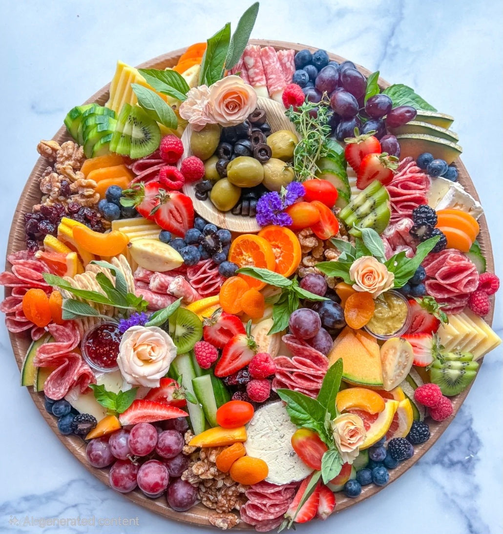 18" Round Charcuterie Board