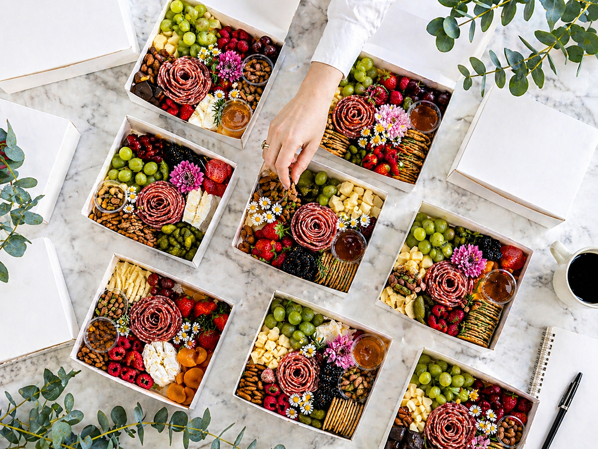 Grazing board arranged for a special event